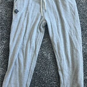 Gray Jogger Pants with Logo